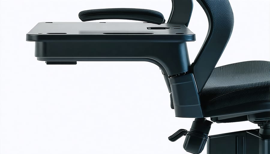 Industrial 3D printer manufacturing a custom office furniture component