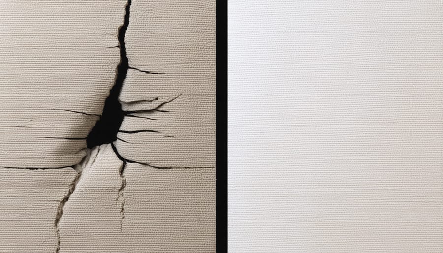 Side-by-side comparison of regular vs pet-resistant upholstery fabric durability
