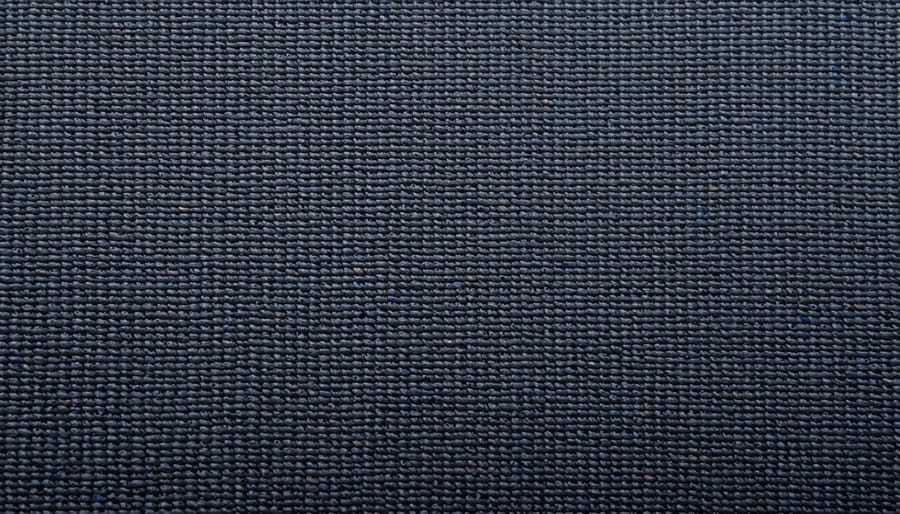 Detailed view of water-resistant upholstery fabric weave structure