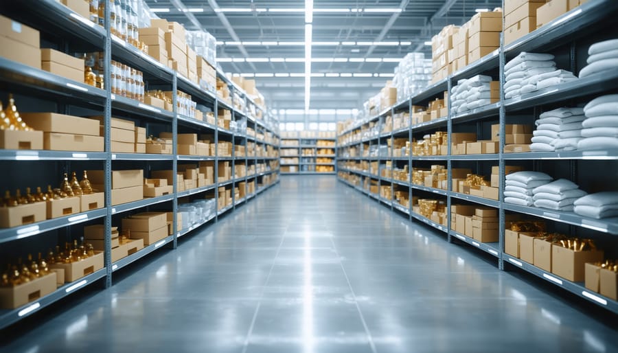 Retail employee accessing automated storage system with mobile device integration