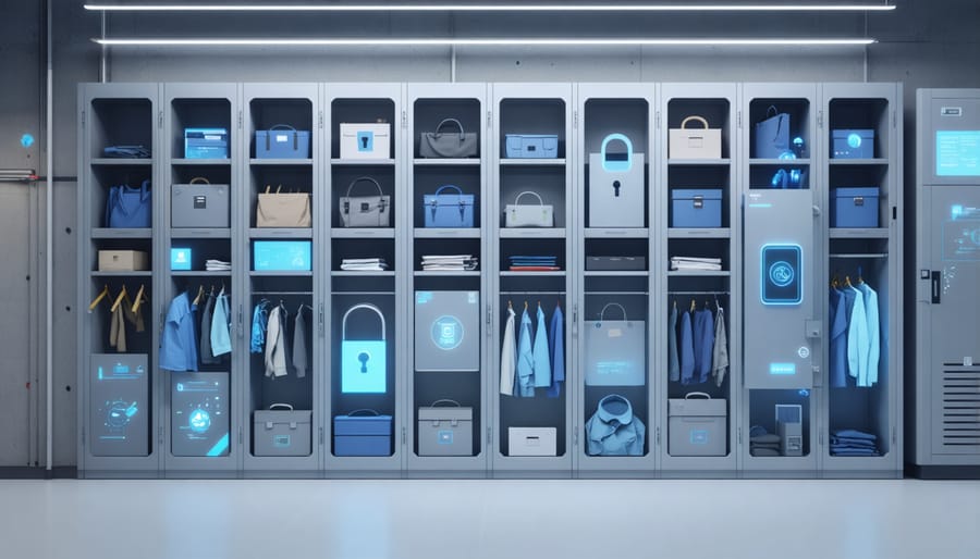 Digital visualization of smart storage cabinets with IoT connectivity features
