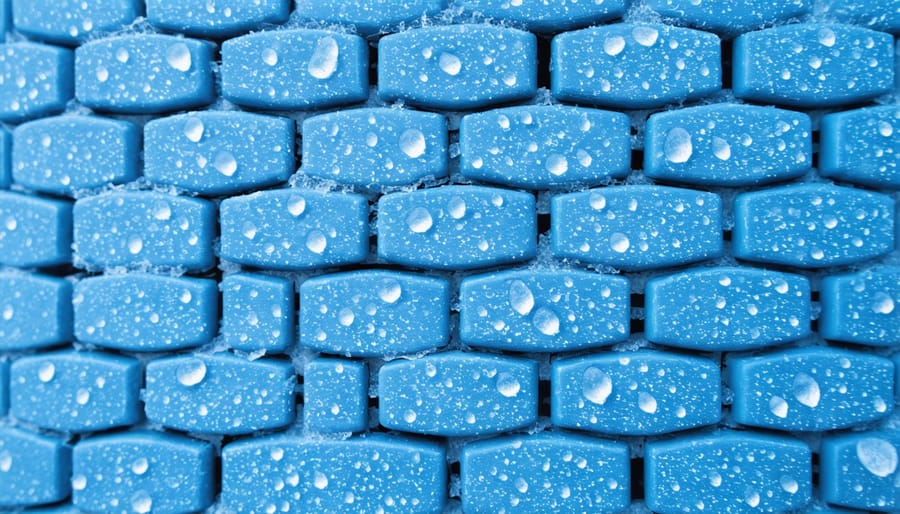 Detailed view of recycled plastic furniture surface being cleaned with proper maintenance techniques