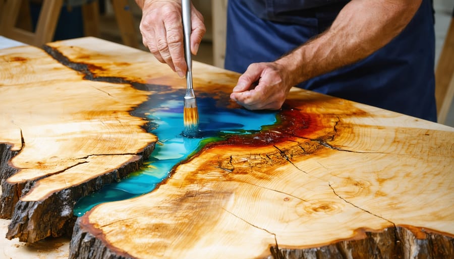 Transform Damaged Wood into Art: Wood Inlay Epoxy Restoration Made Simple
